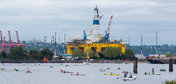 ShellNo Paddle in Seattle 05-16-15