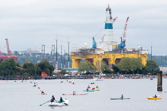 ShellNo Paddle in Seattle 05-16-15