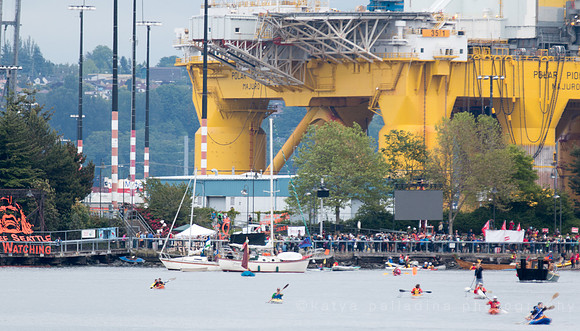 ShellNo Paddle in Seattle 05-16-15
