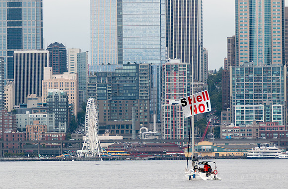 ShellNo Paddle in Seattle 05-16-15