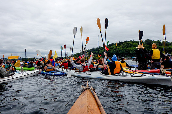 ShellNo Paddle in Seattle 05-16-15