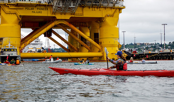ShellNo Paddle in Seattle 05-16-15