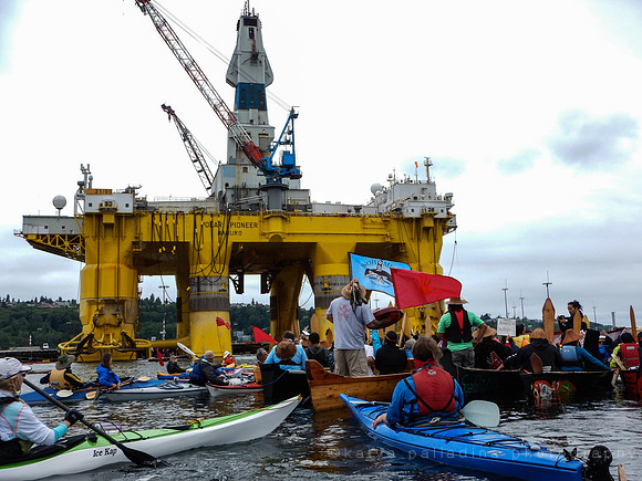 ShellNo Paddle in Seattle 05-16-15