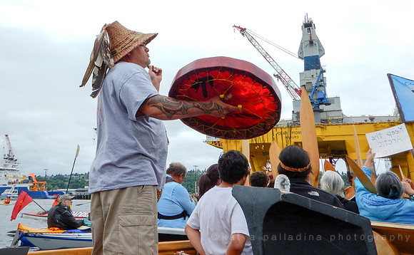 ShellNo Paddle in Seattle 05-16-15