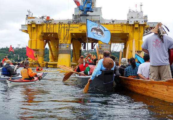 ShellNo Paddle in Seattle 05-16-15