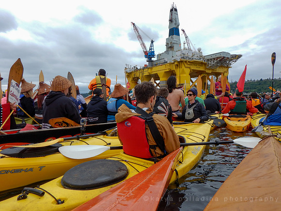ShellNo Paddle in Seattle 05-16-15