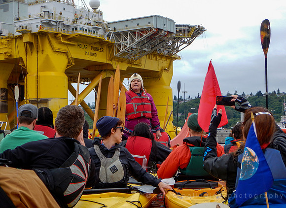 ShellNo Paddle in Seattle 05-16-15