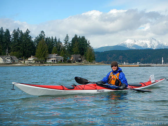 Andrew Elizaga, winner of sea kayak division
